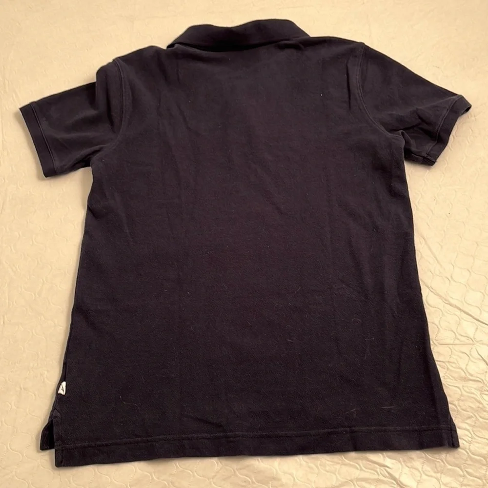 Gap navy blue pique short sleeve polo shirt XL = 12